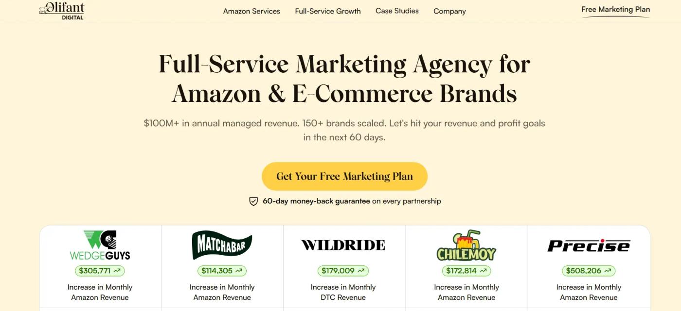 Amazon Advertising Agency in the US - Olifant Digital