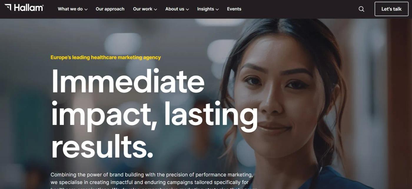 Hallam supports regulated healthcare brands with performance marketing.