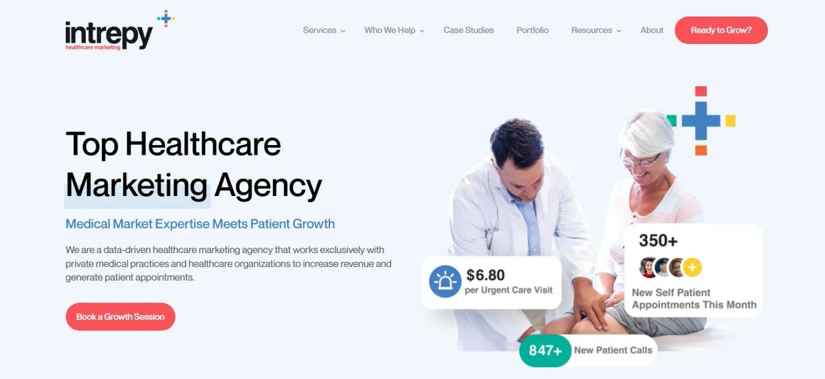 Intrepy helps medical practices turn marketing into patient growth.
