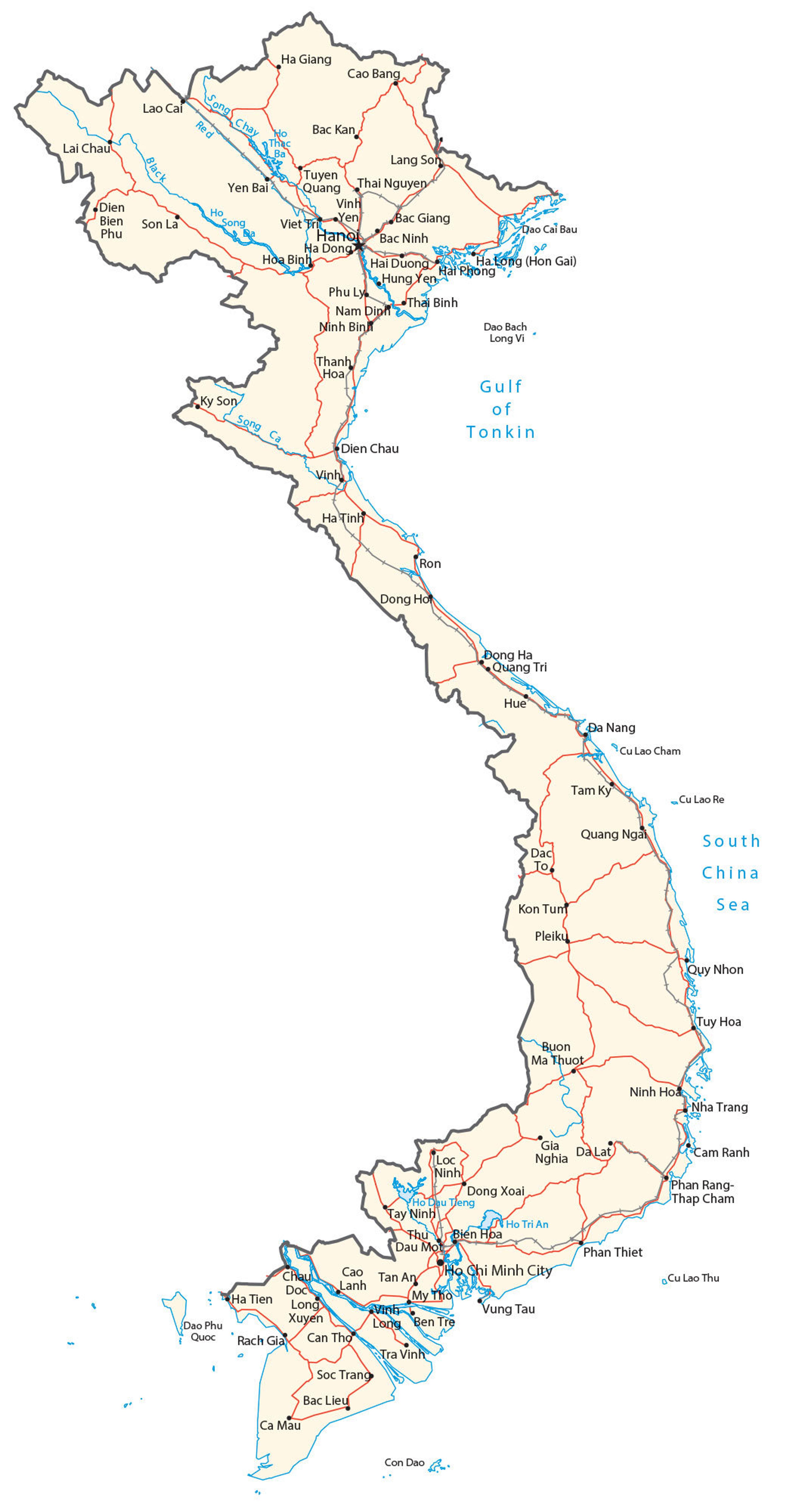 Look at the map image, and circle the area of the Hang Son Doong cave.