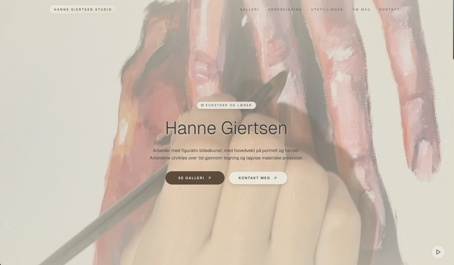 Hanne Giertsen Studio — project screenshot