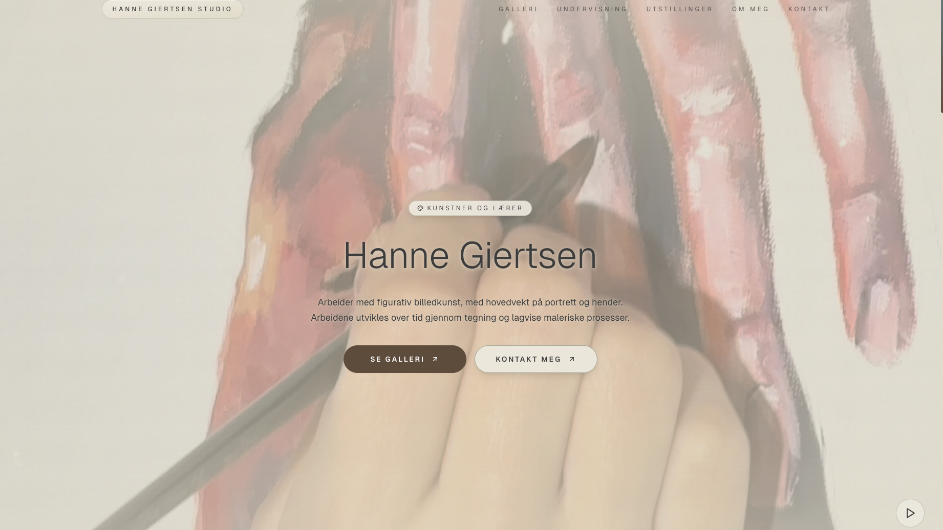 Hanne Giertsen Studio — project screenshot