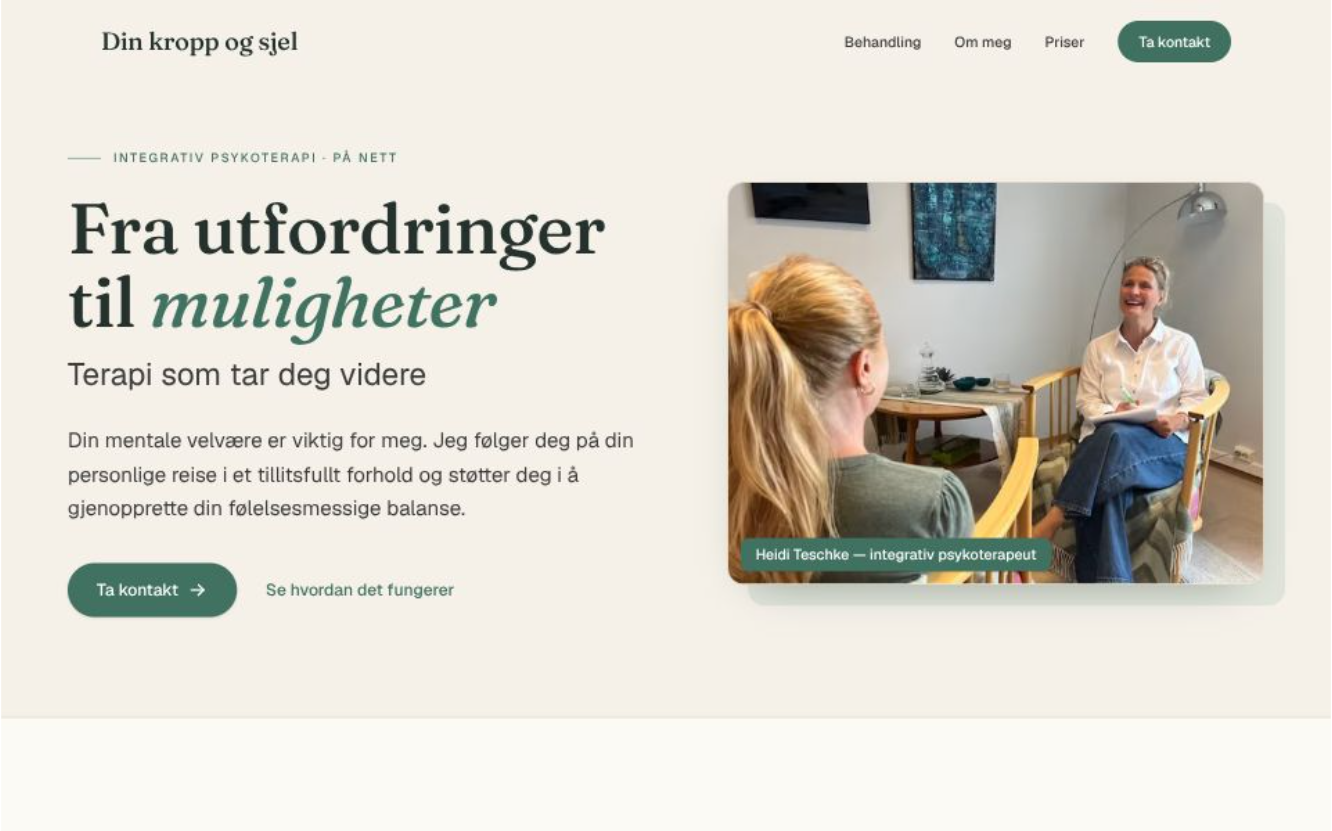Din Kropp og Sjel — project screenshot
