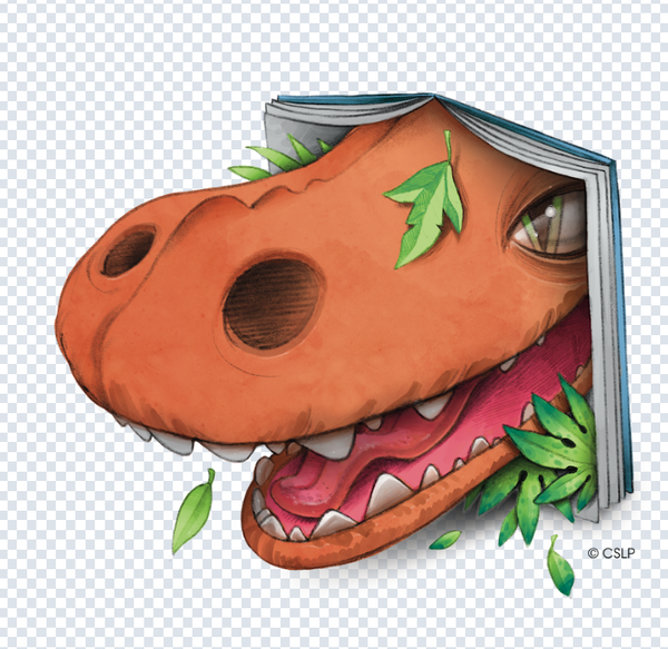 Orange Dino