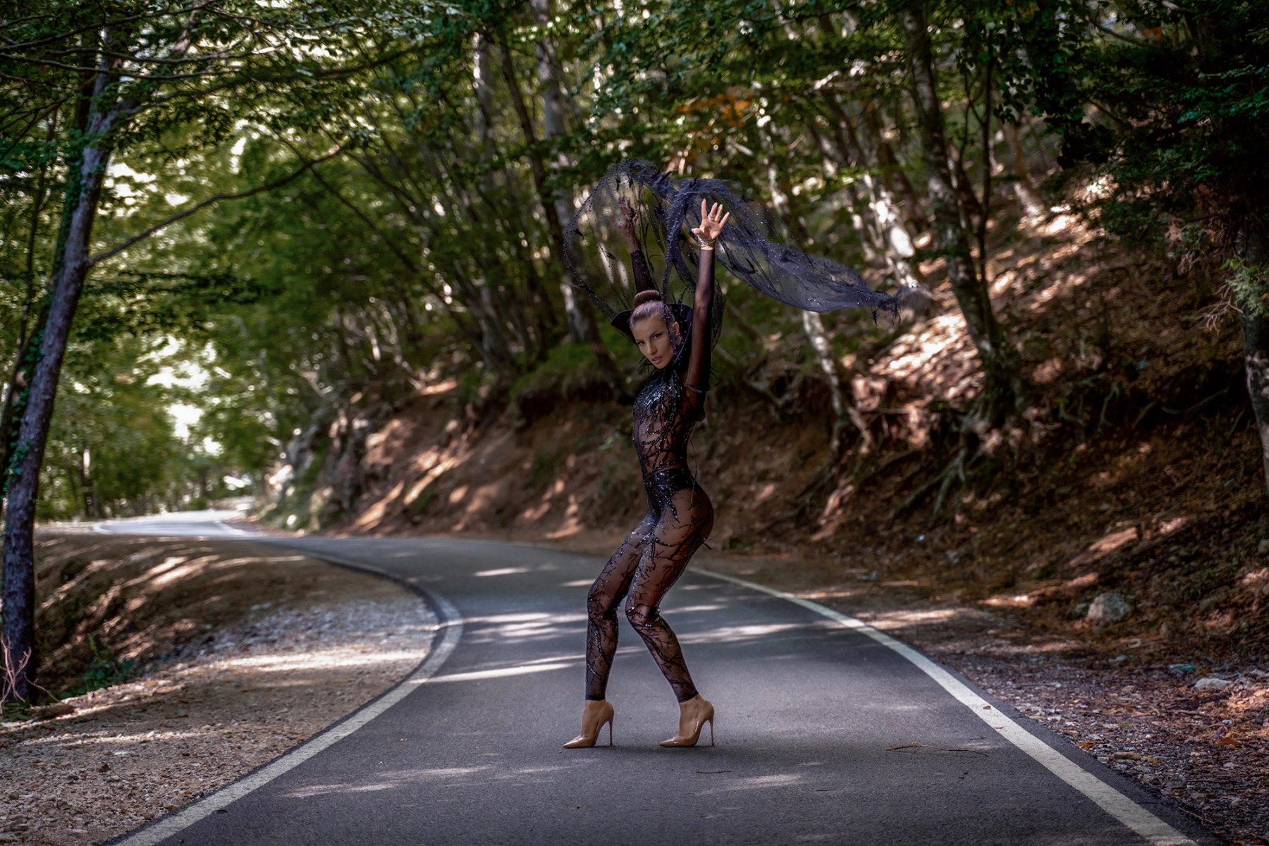 In the woods — fashion photography in Albania by Ergys Shehu, photo 5