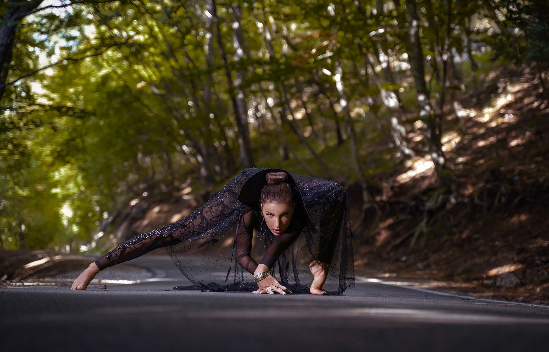 In the woods — fashion photography in Albania by Ergys Shehu, photo 6