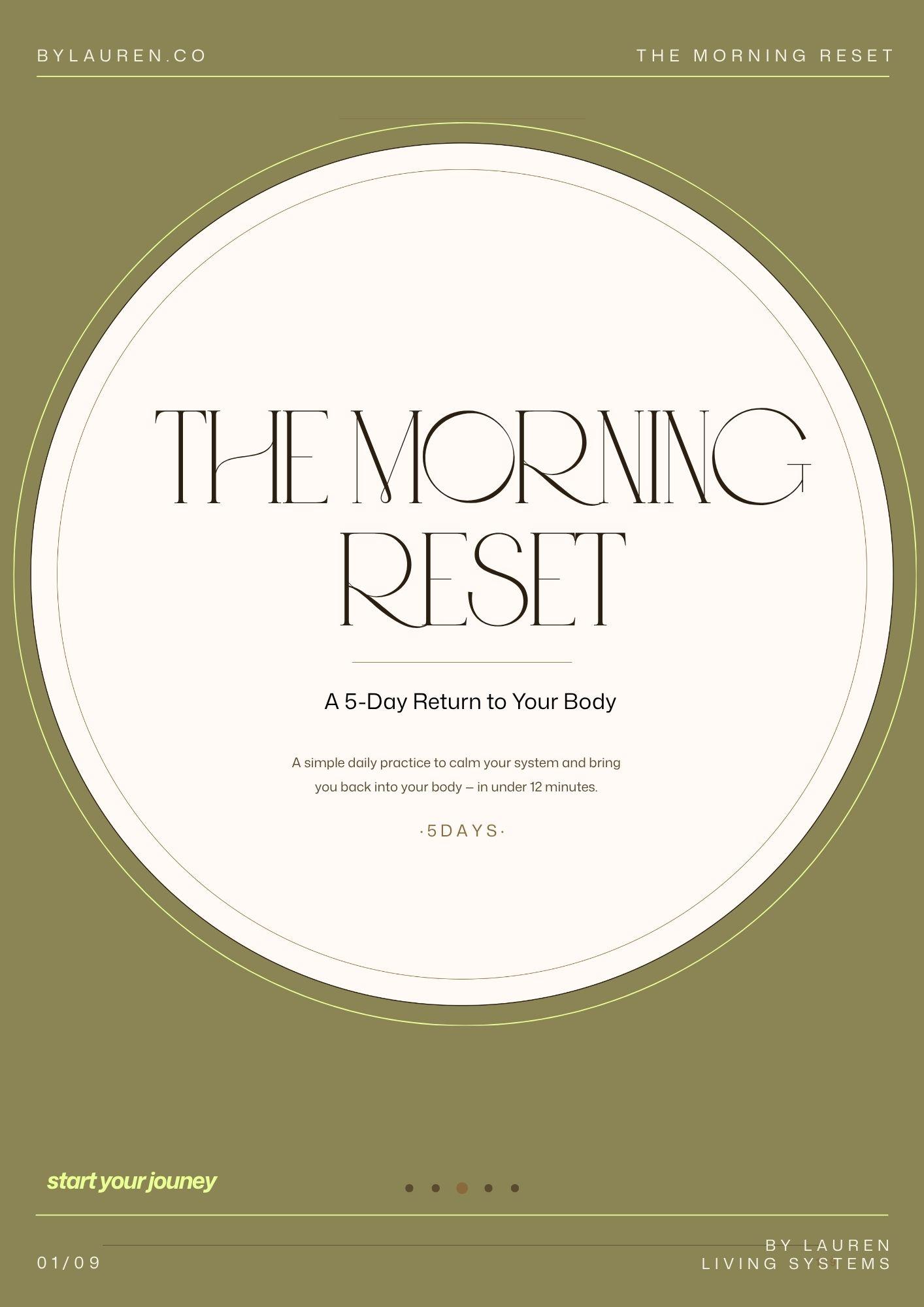 Morning Reset