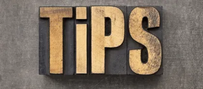 3 Helpful Tips For Getting Started