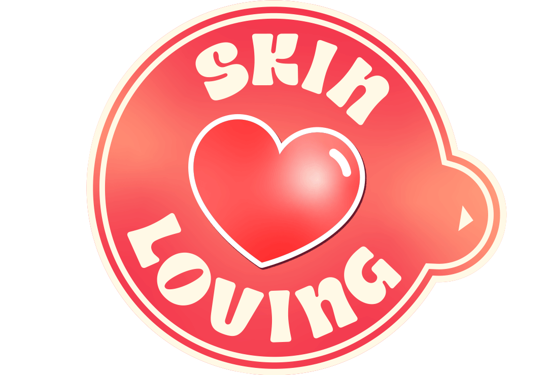 Sticker that says Skin Loving