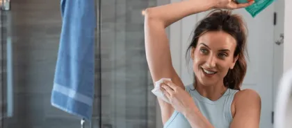 Shower On The Go With Lume Acidified Deodorant Wipes