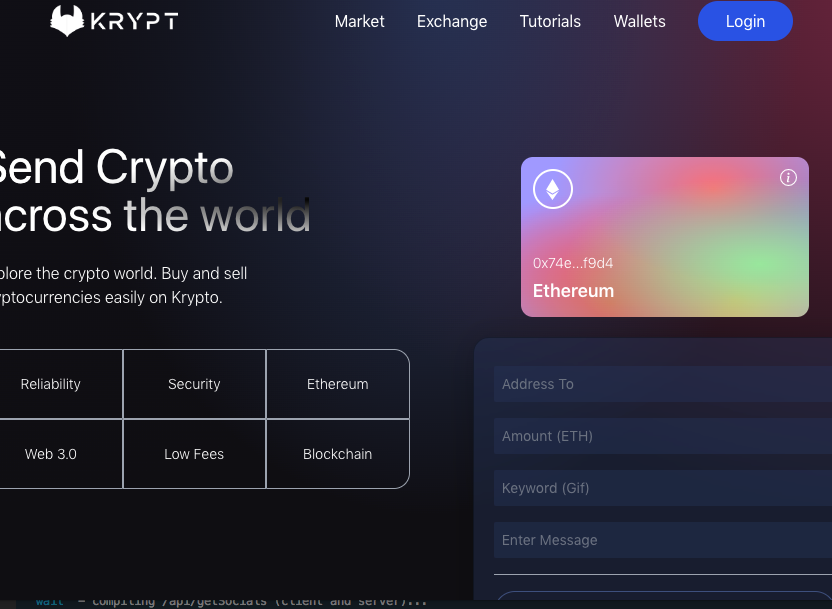 Krypt - Crypto Transfer App