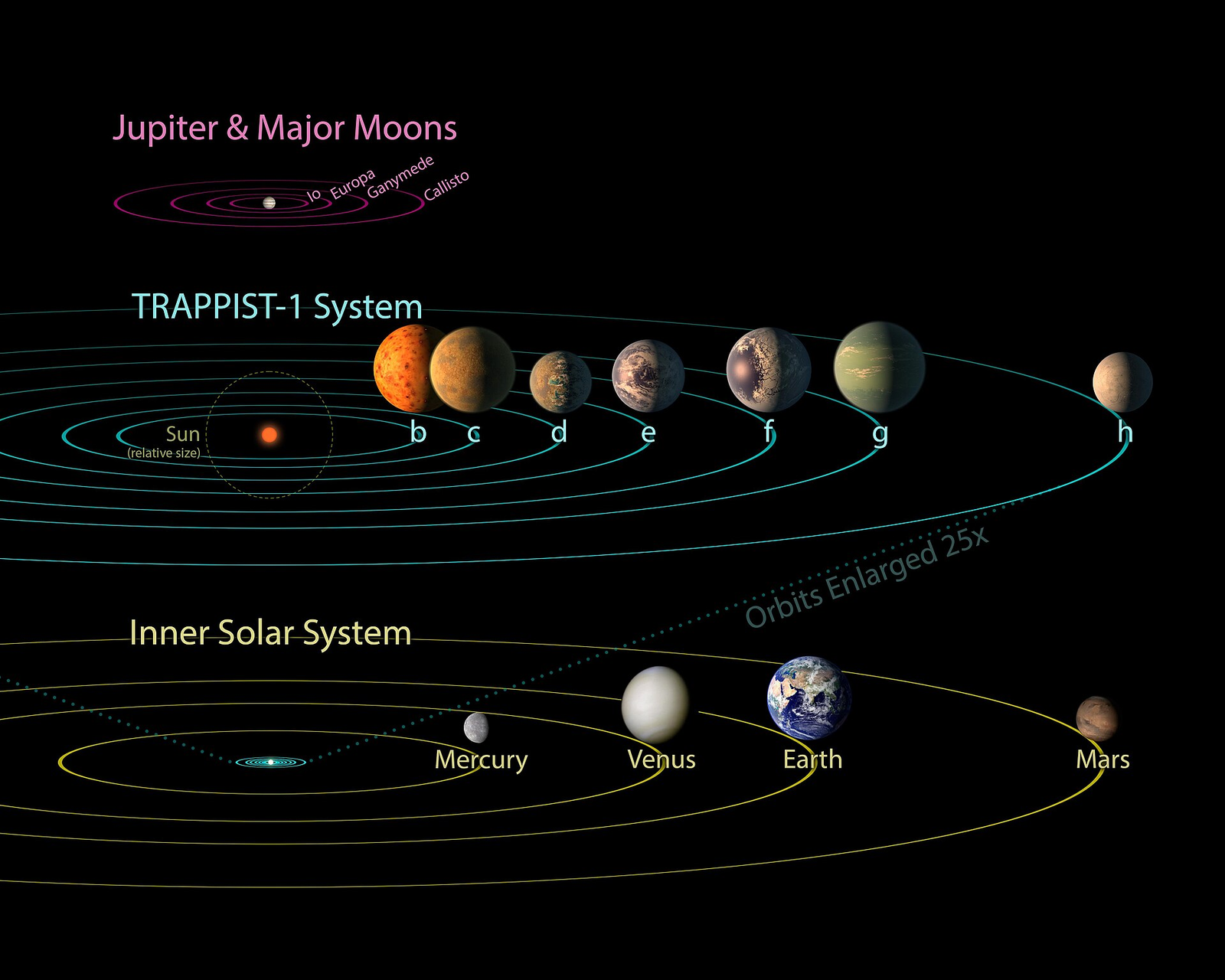 The Compact Architecture of the TRAPPIST-1 Planetary System