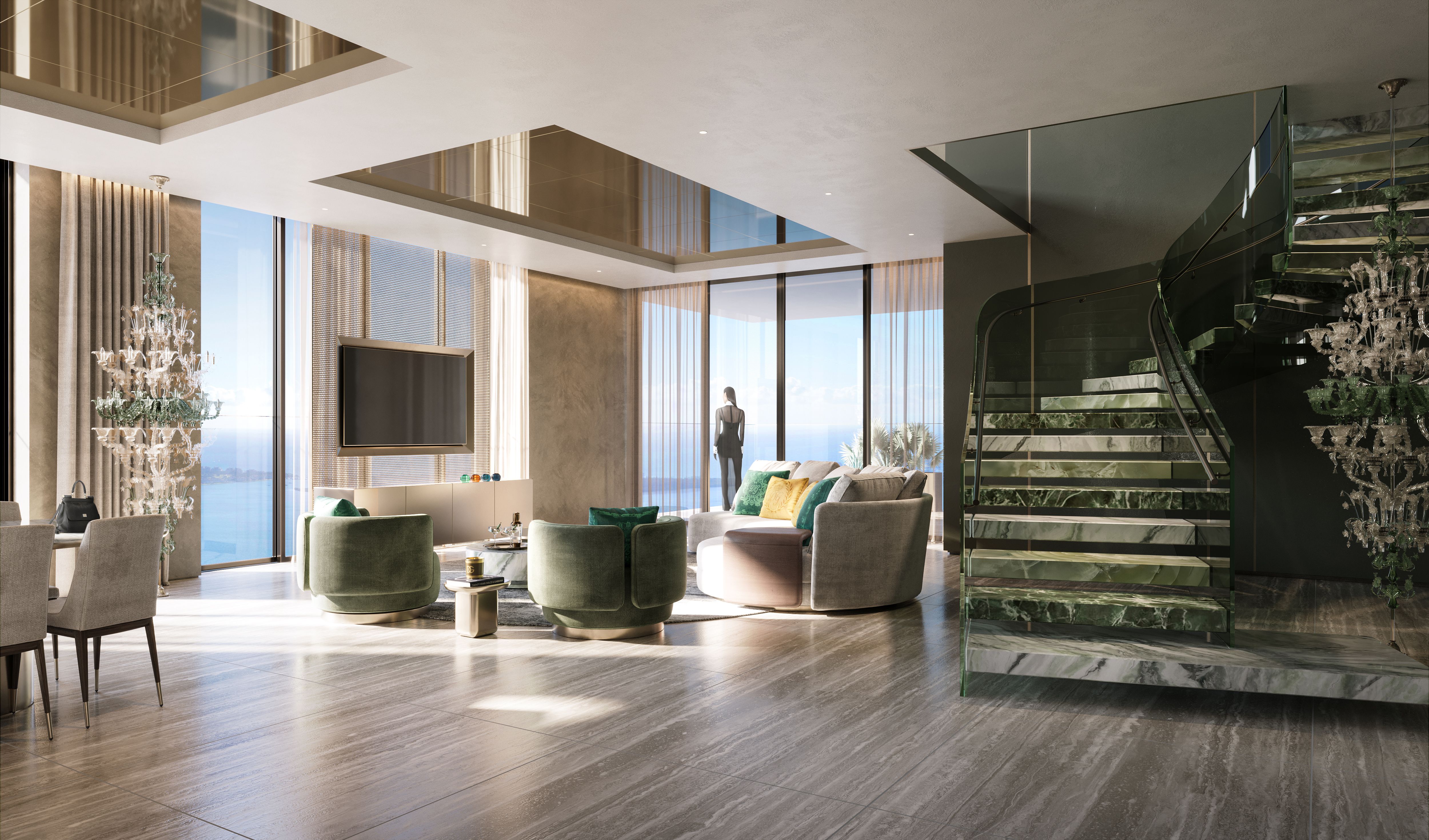 Dolce Gabbana Residences at 888 Brickell Ave in Miami