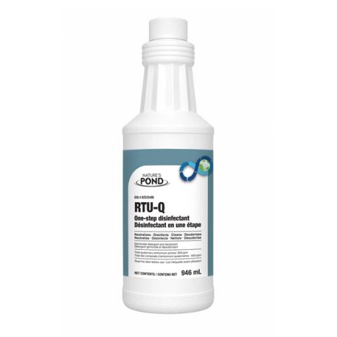 Nature's Pond RTU-Q One-Step disinfectant and cleaner