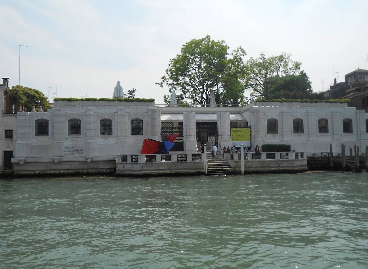 the Guggenheim Museum in Venice seen from the canal