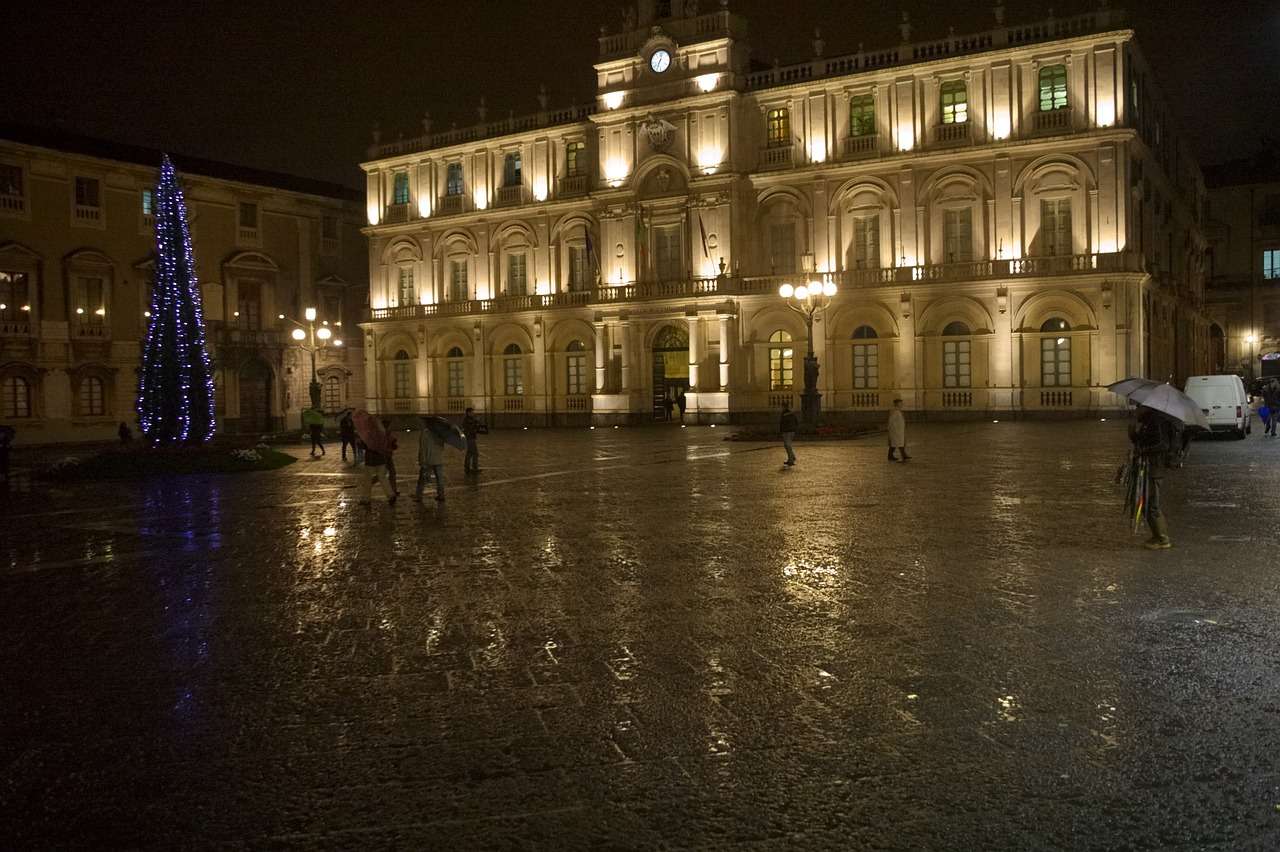 The center of Catania, the heart of luxury shopping in Catania