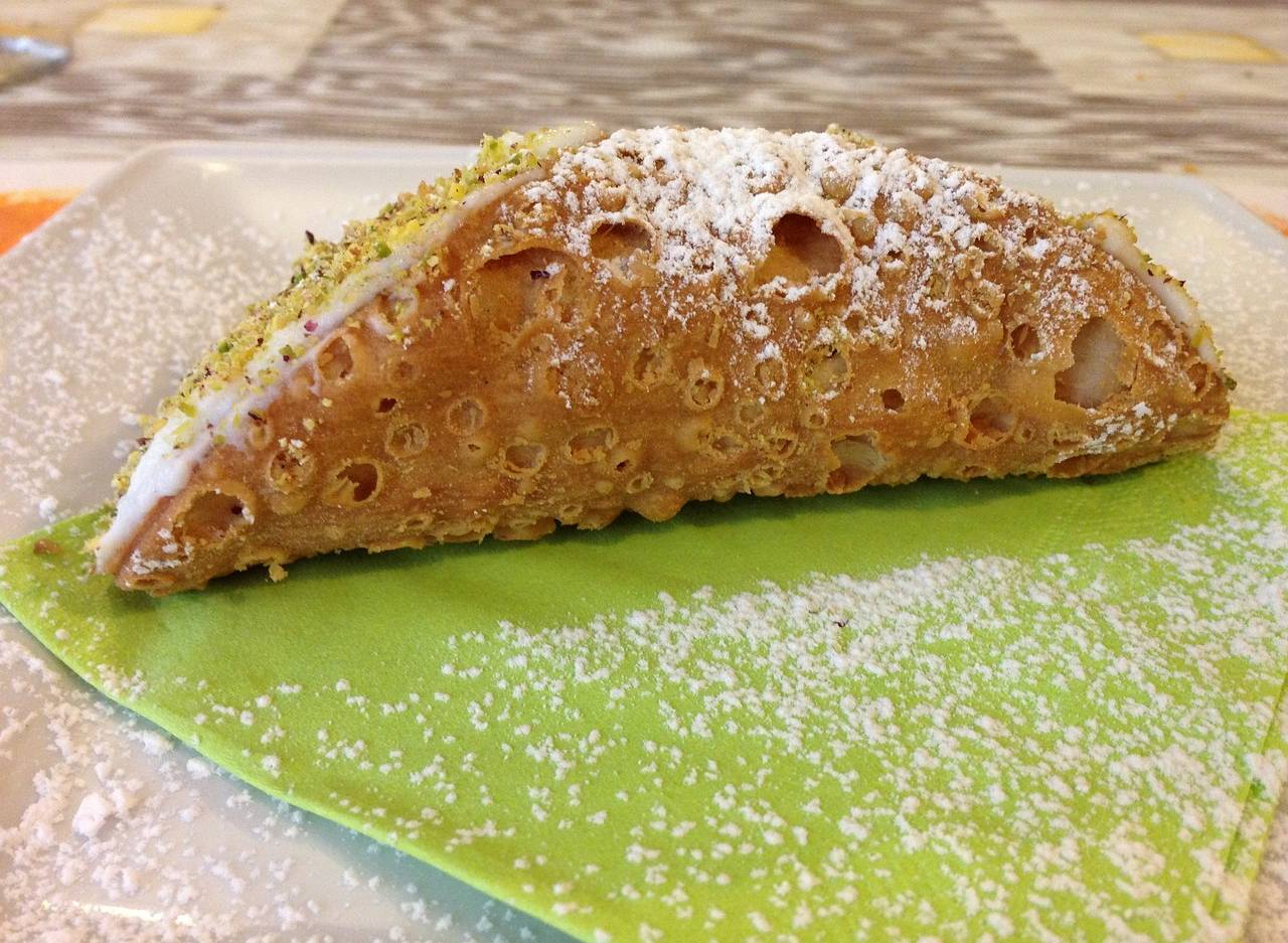 A Sicilian cannolo