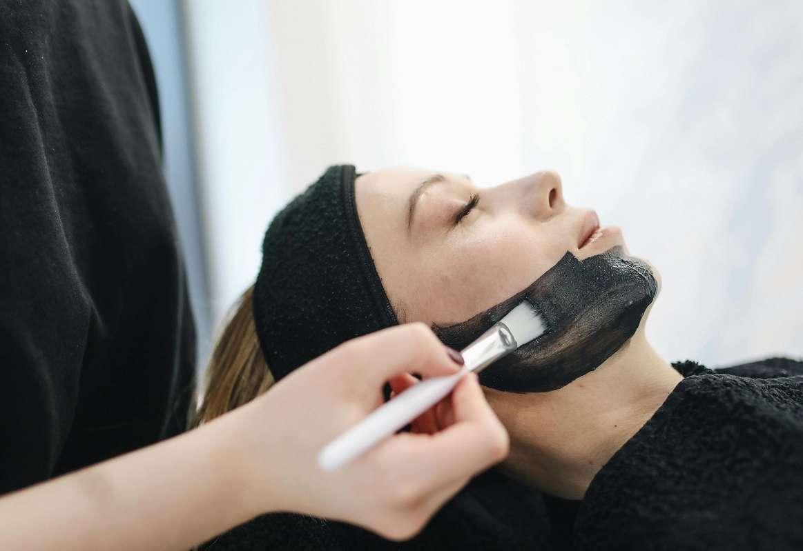 A luxury facial treatment at a spa in Catania