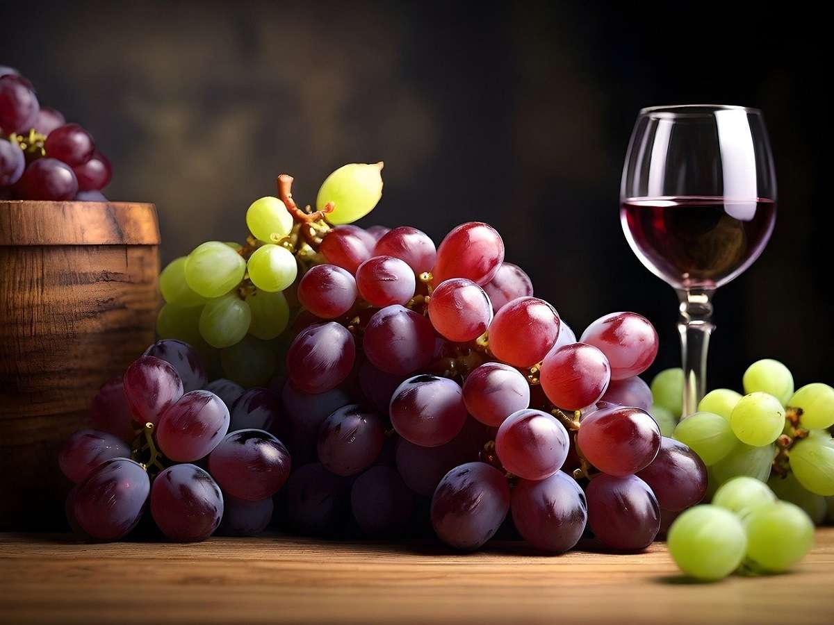 uva bianca e rossa, per ottenere un grande vino di prestigio