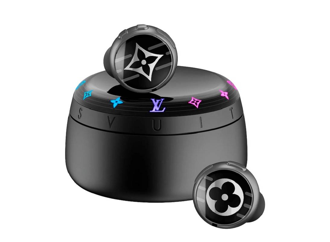 a luxury gadget: Louis Vuitton Horizon Wireless Earphones