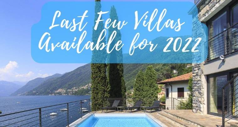 Villas for rent available for 2022
