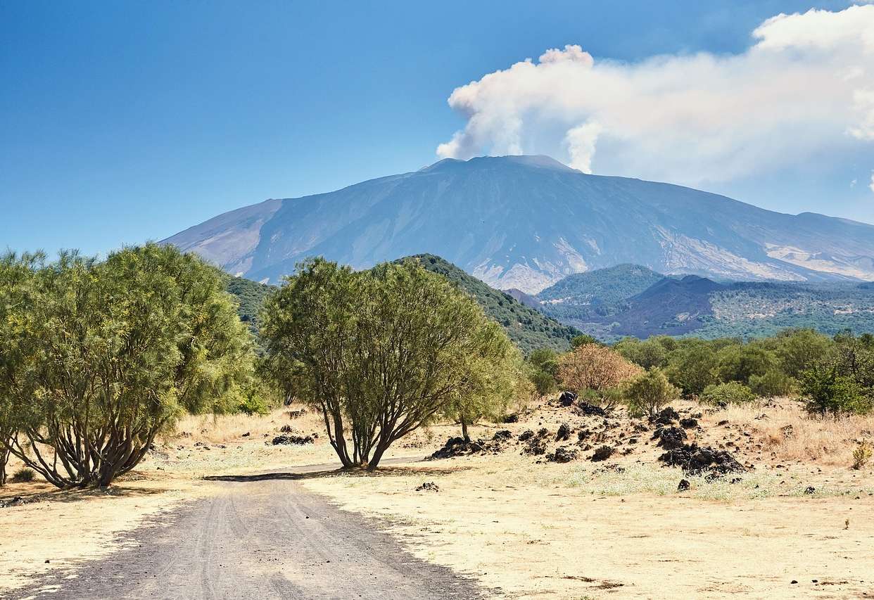 Mount Etna, the volcano of Catania