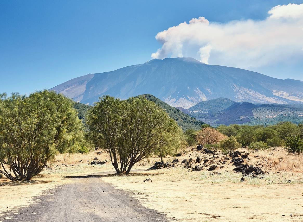 Mount Etna, the volcano of Catania