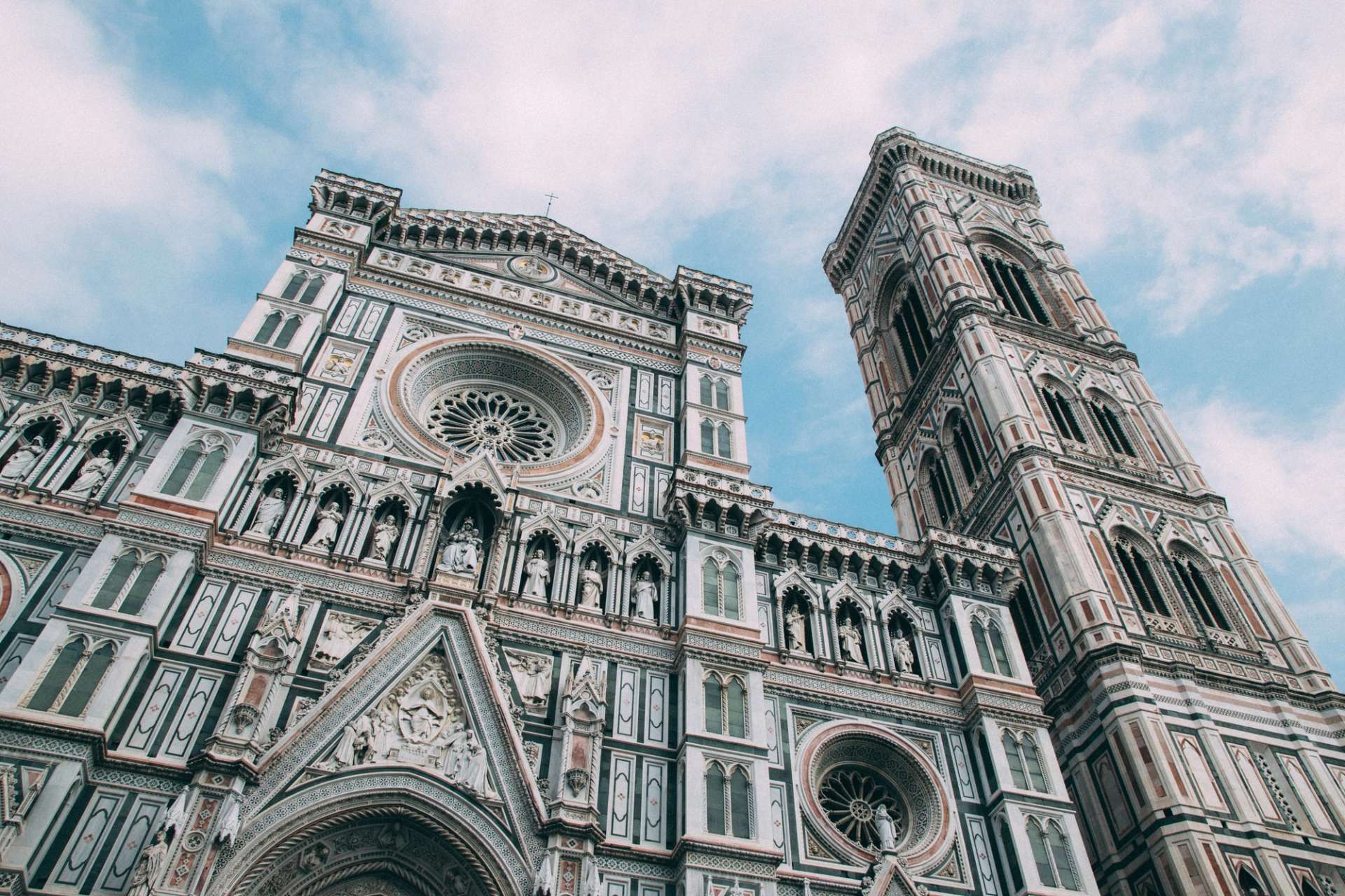 a detail of Florence's Cathedral