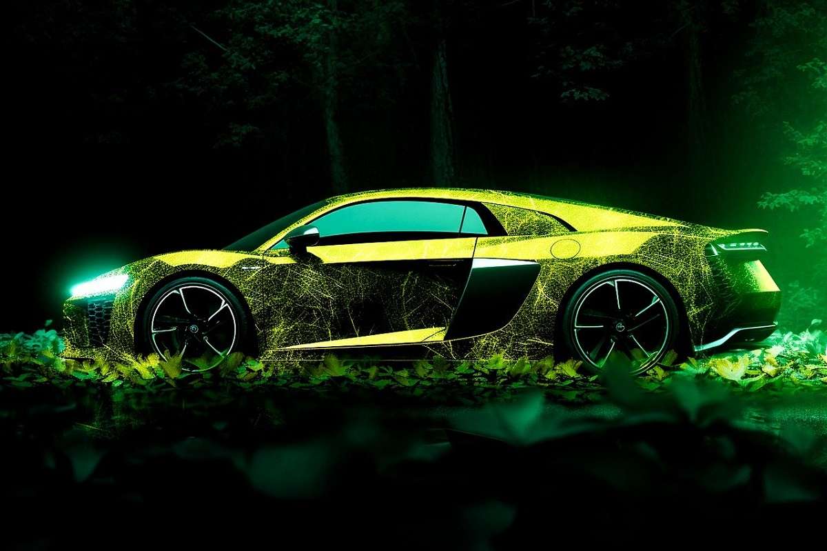 A green car, an example of sustainable luxury.