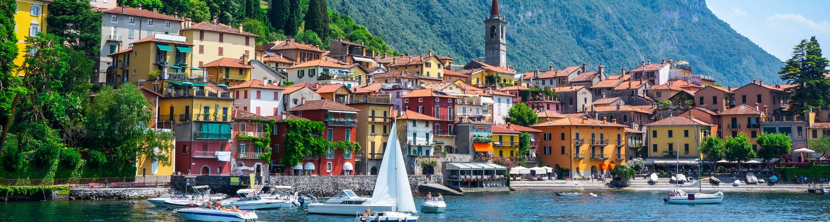 A village on the shores of Lake Como