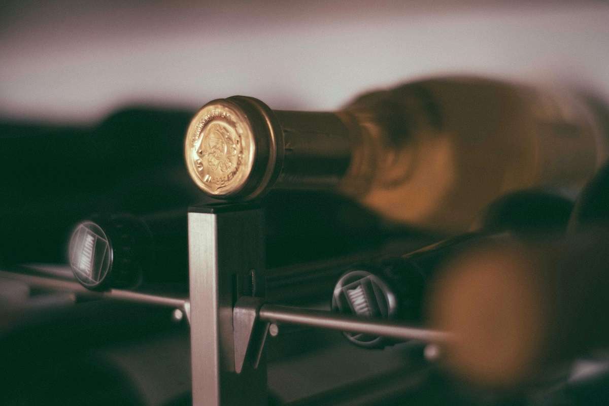 a bottle of collectible wine