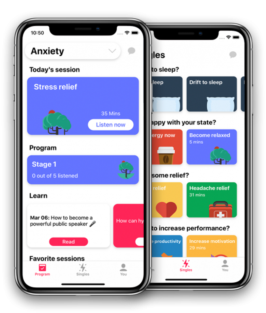 Mindset, an Australian startup, uses app-based hypnotherapy to help users overcome anxiety
