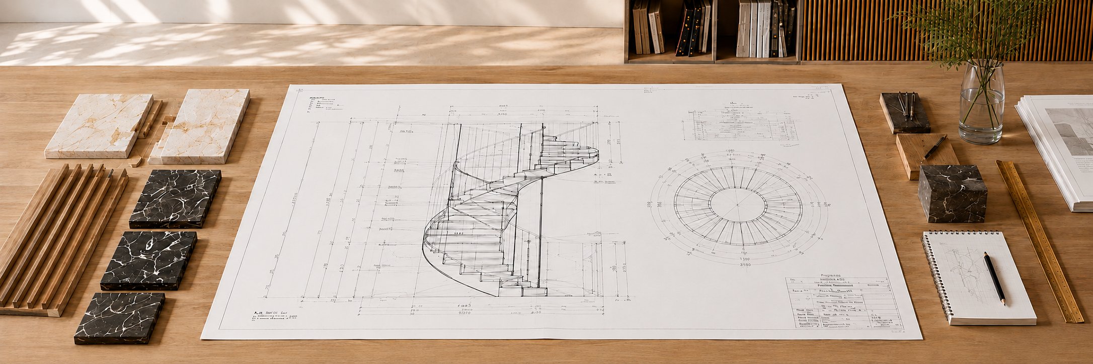Bespoke architectural staircase