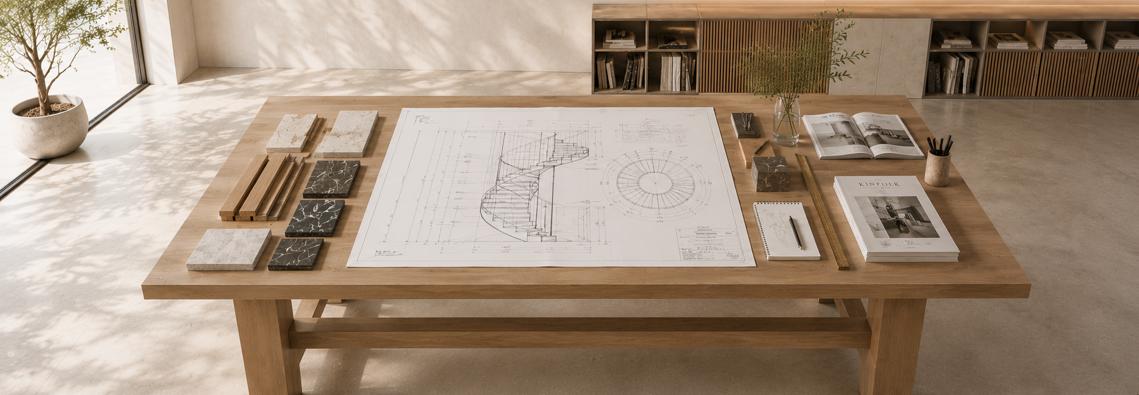 Studio workspace — architectural design