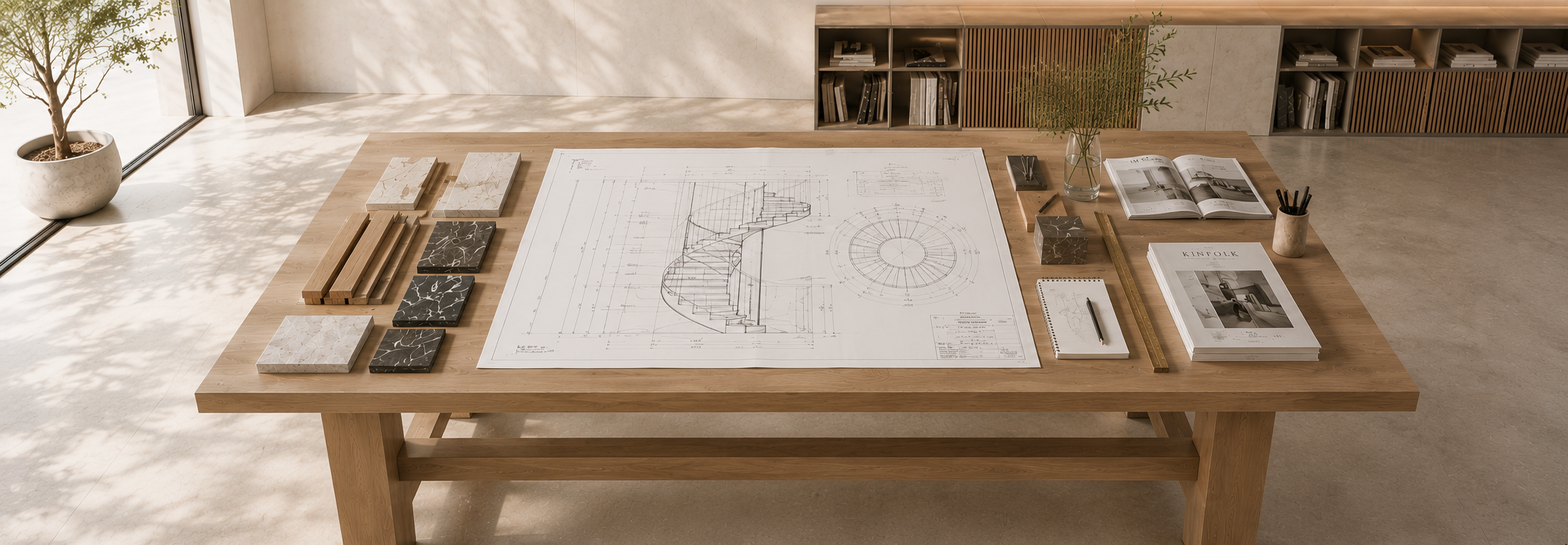 Studio workspace — architectural design