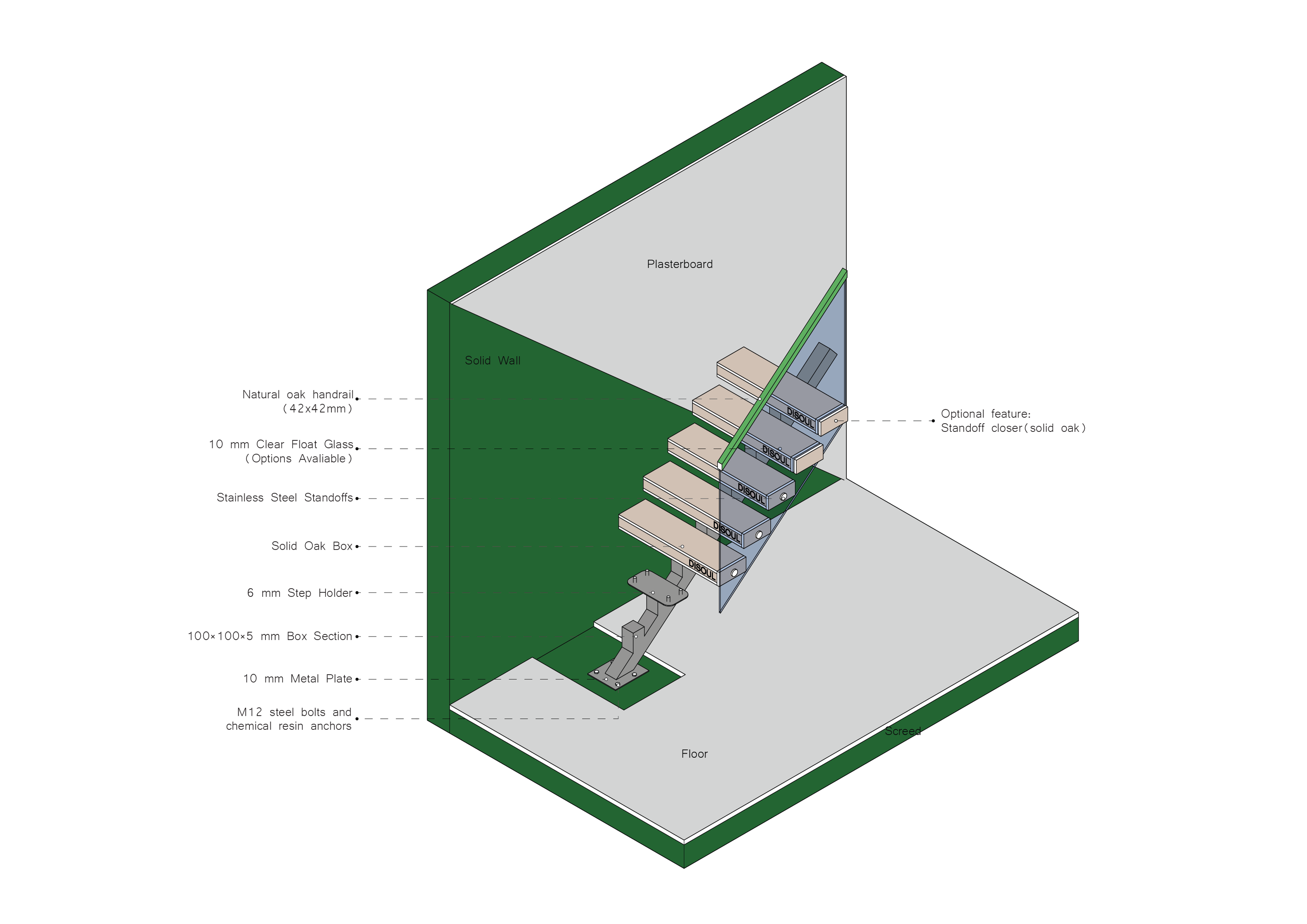 Spine Staircases staircase diagram