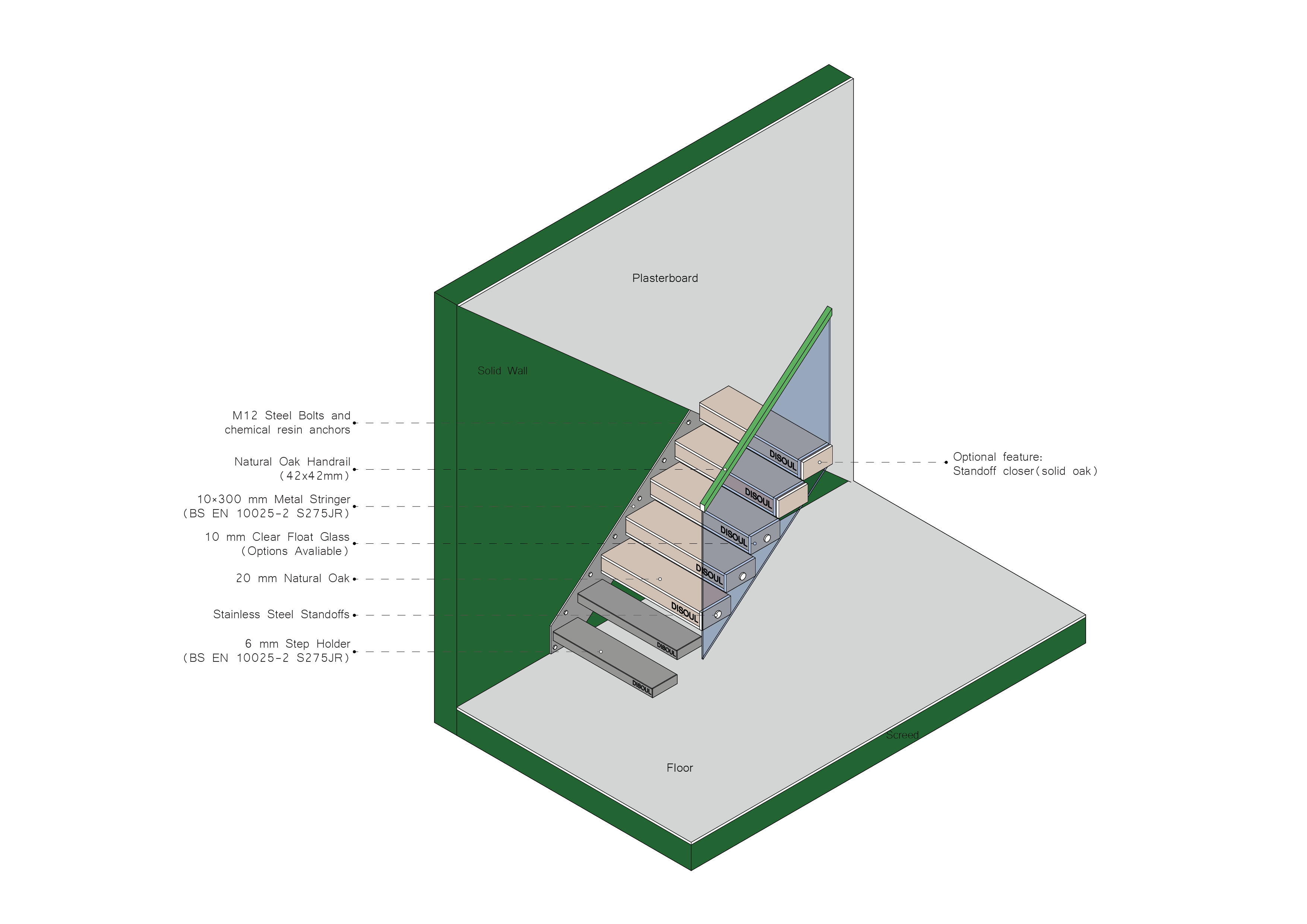 Floating Staircases staircase diagram