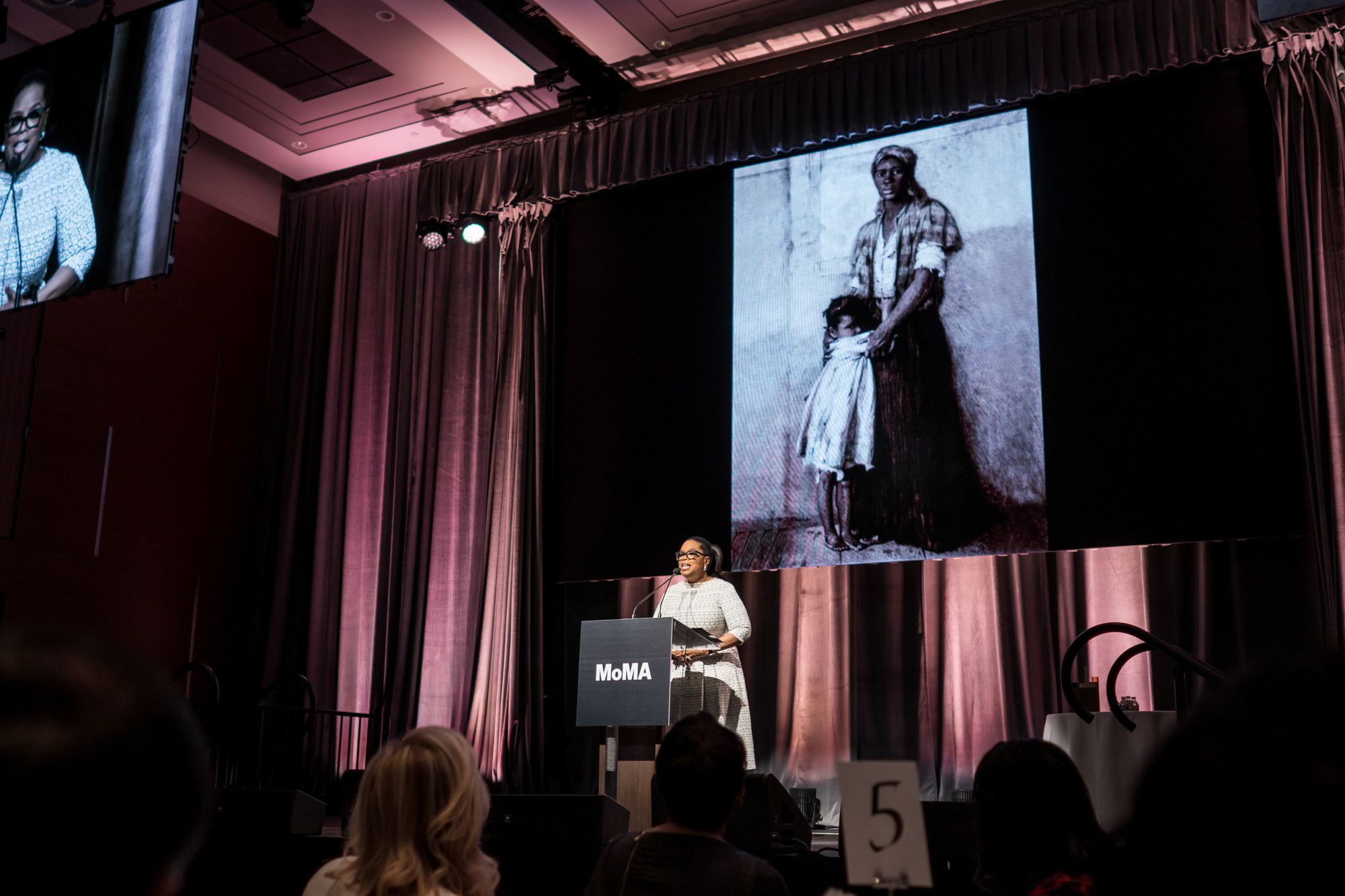 Oprah Winfrey at the 2018 David Rockefeller Award Luncheon