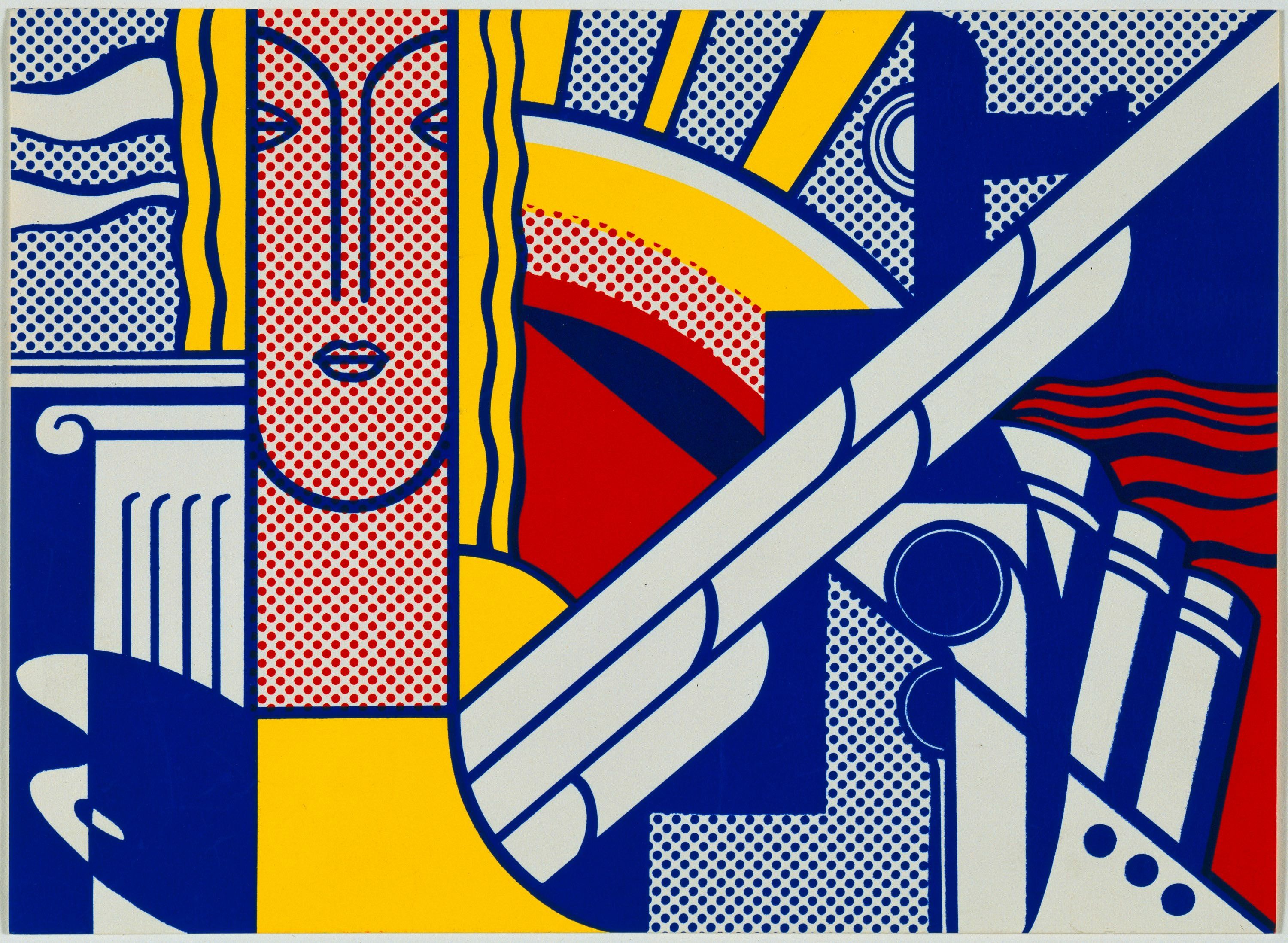 Roy Lichtenstein,&nbsp;Modern art Poster, 1967, Courtesy of The Museum of Modern Art