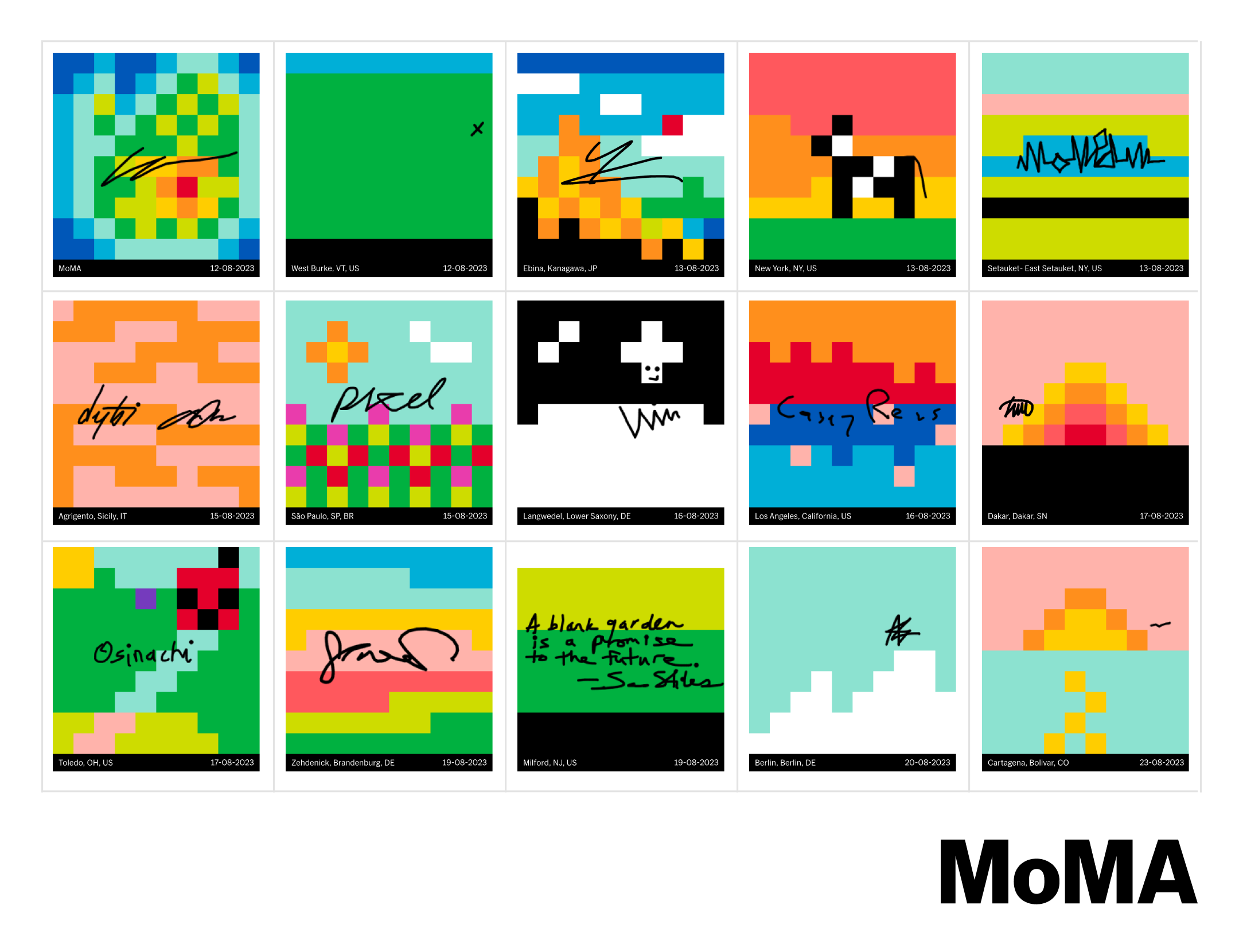 MoMA Postcard: Collaboration and Creativity on Blockchain