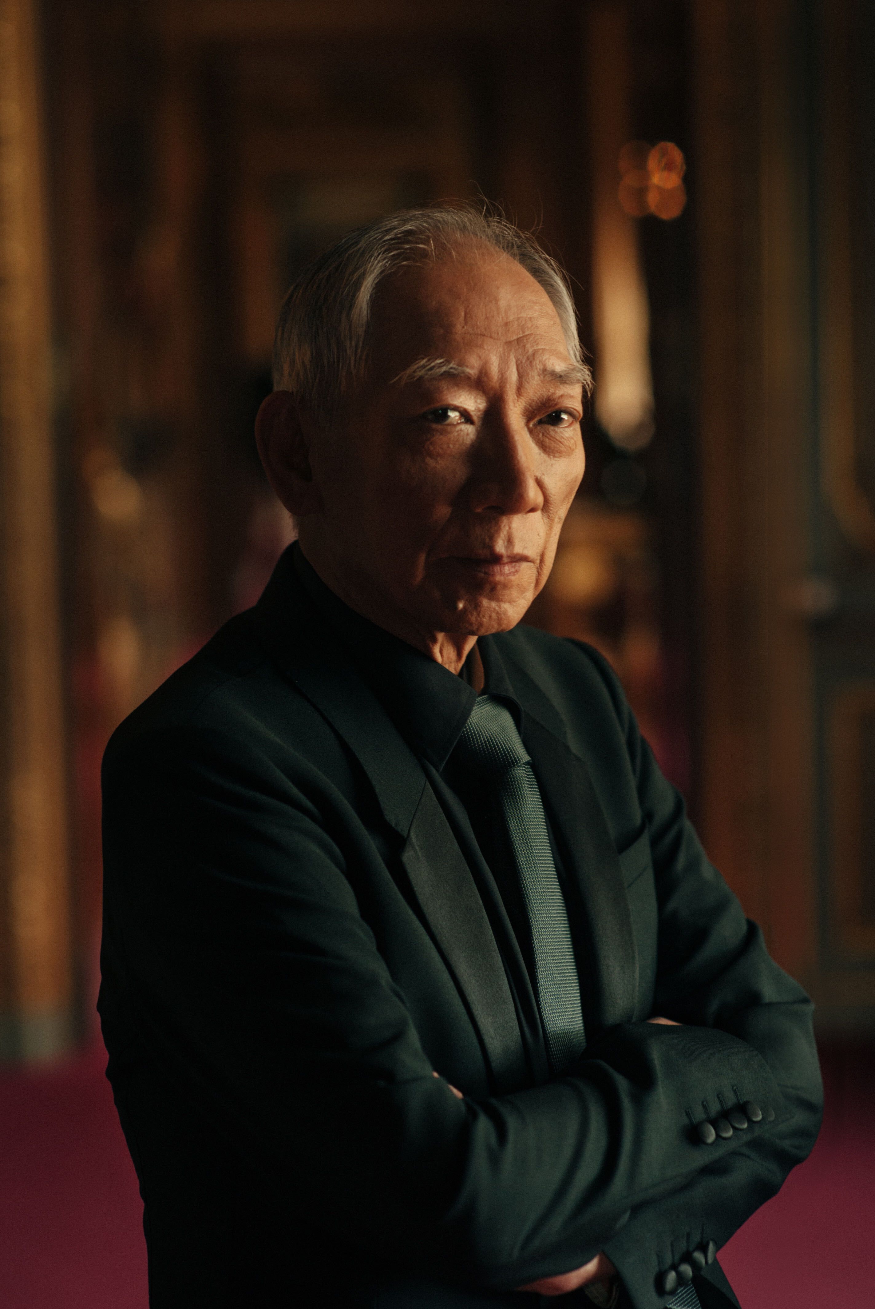 Yuen Woo-ping speaking at a MoMA screening