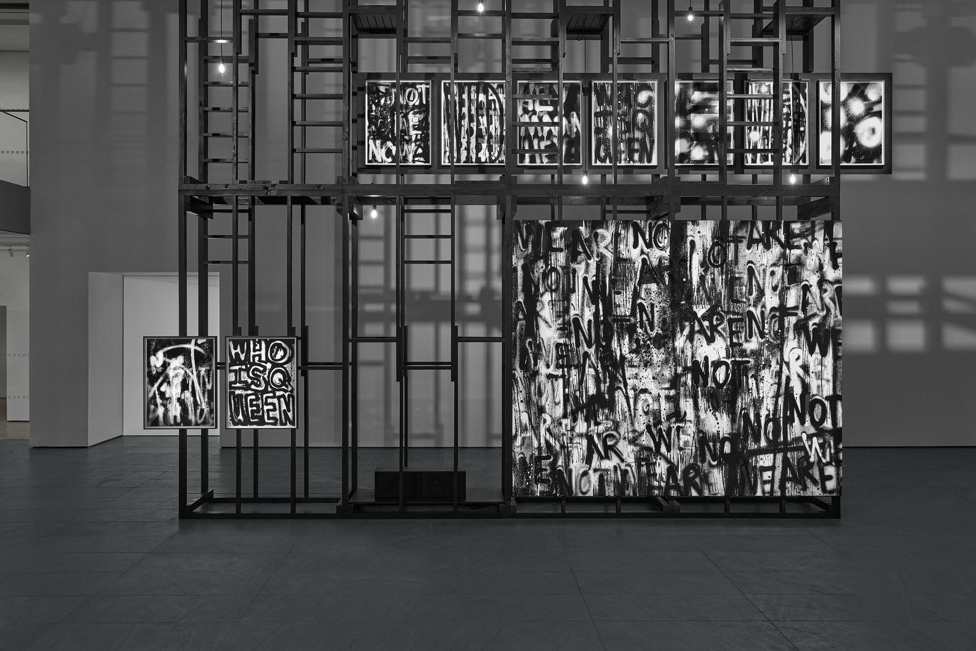 Installation view of Adam Pendleton: Who Is Queen?. September 18, 2021–January 30, 2022. IN2474.9. Photograph by Andy Romer