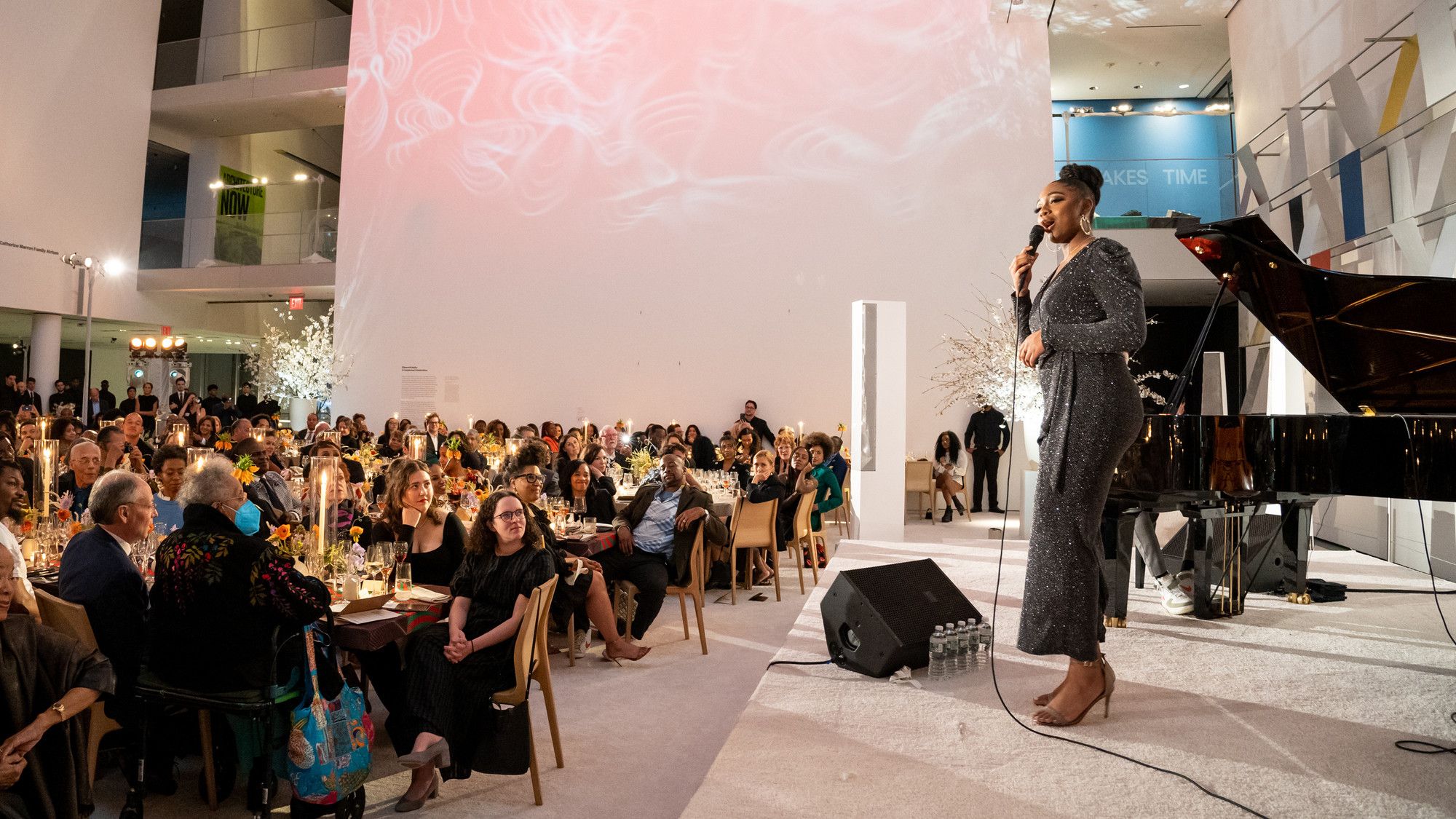 Samara Joy performing at the 2023 Black Arts Council Benefit. Photo: Austin Donohue