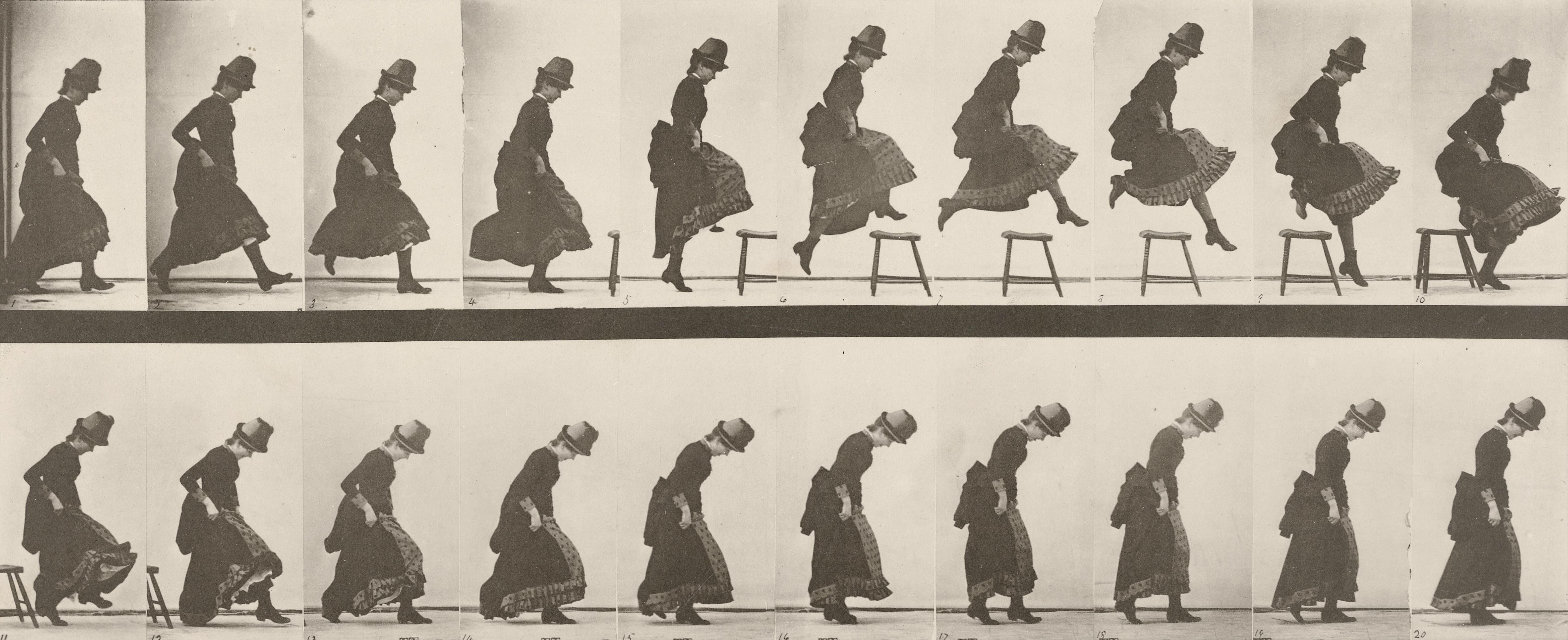 Eadweard Muybridge: Human and Animal Locomotion, with a Live