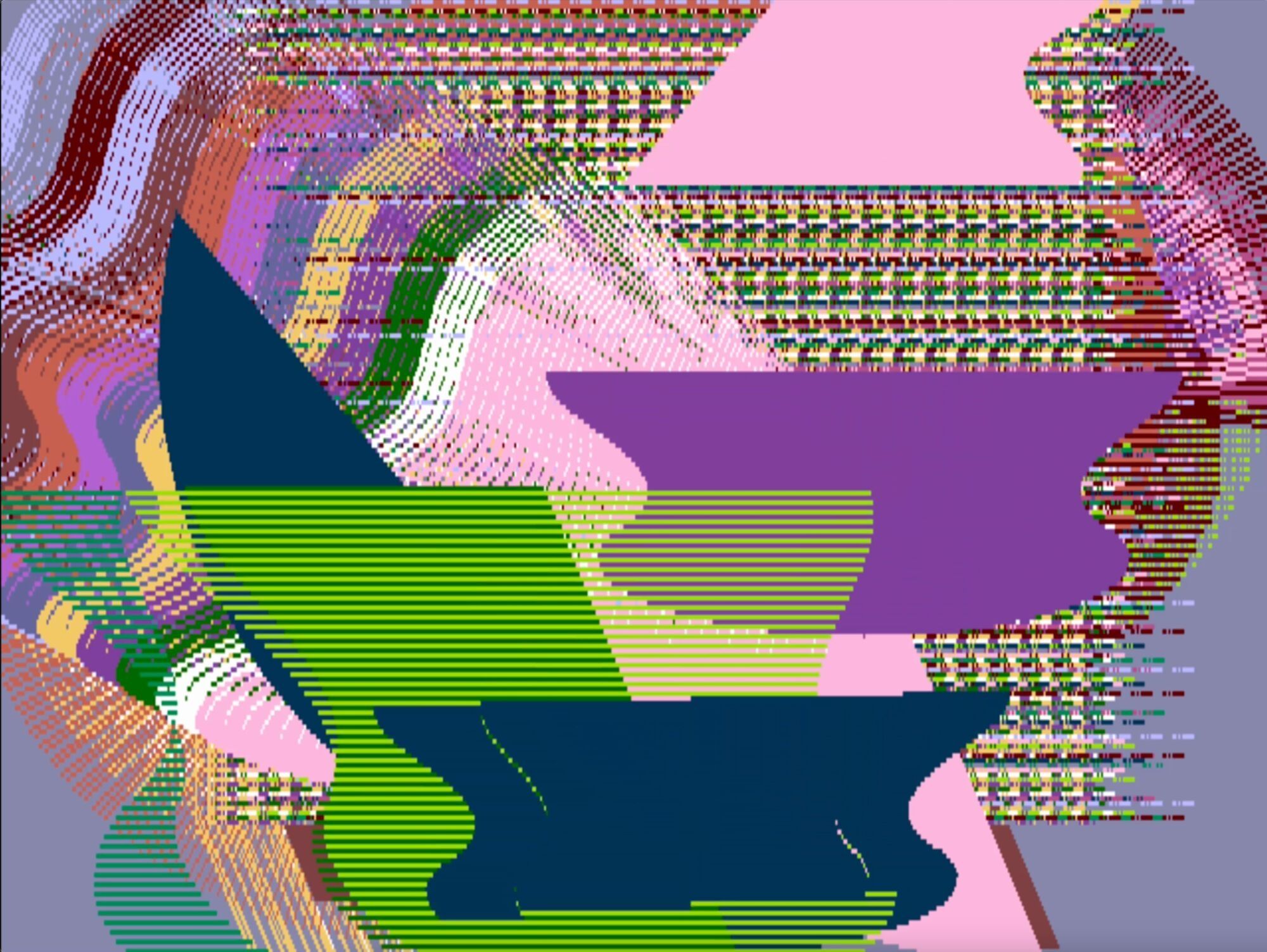 The Blank Canvas of the Screen: Samia Halaby's Kinetic