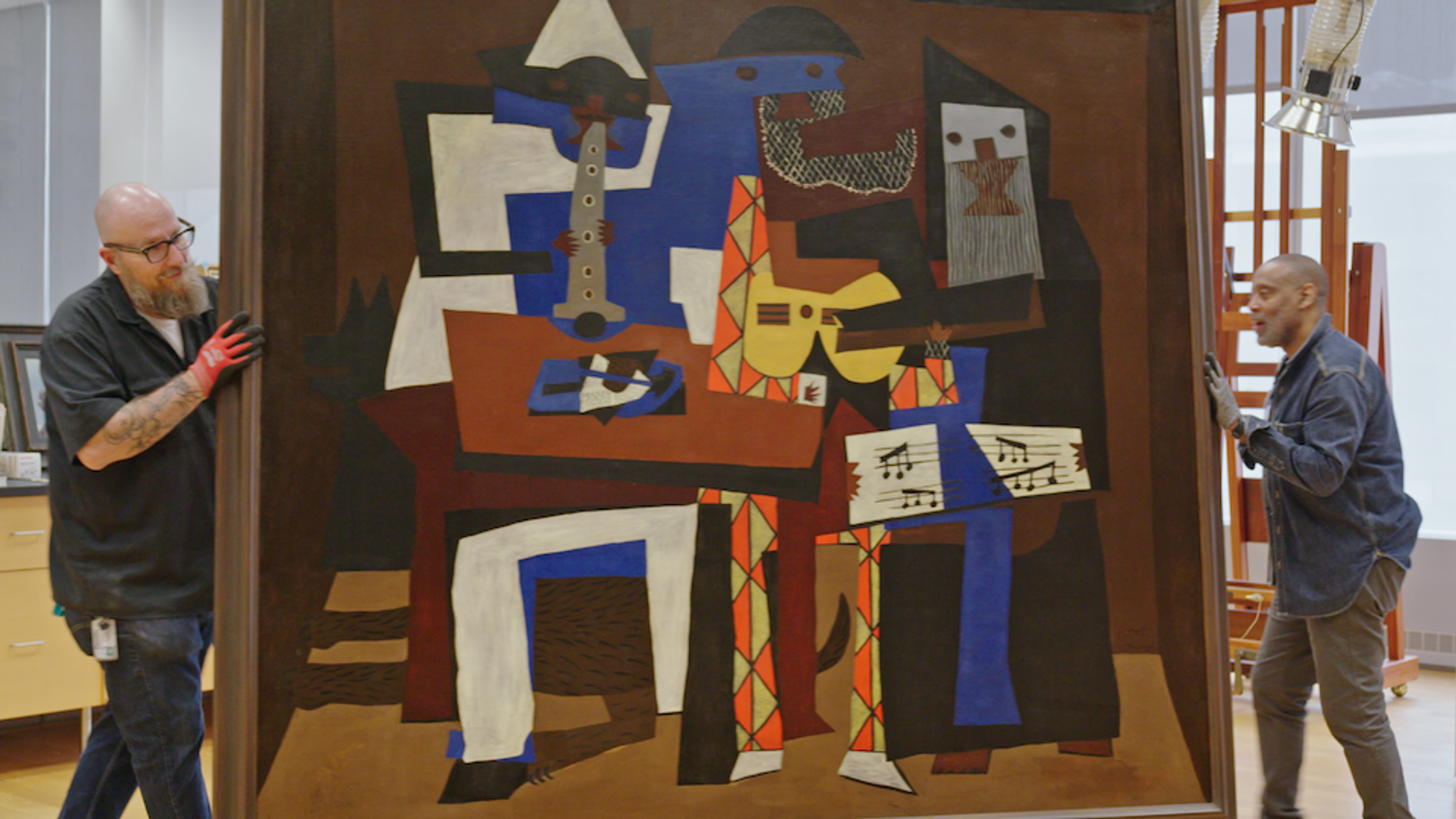 The Journey of a Painting: Pablo Picasso's Three Musicians