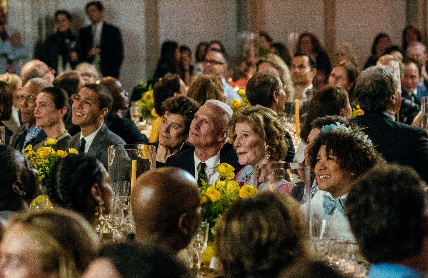Agnes Gund (center) at the 2018 Party in the Garden