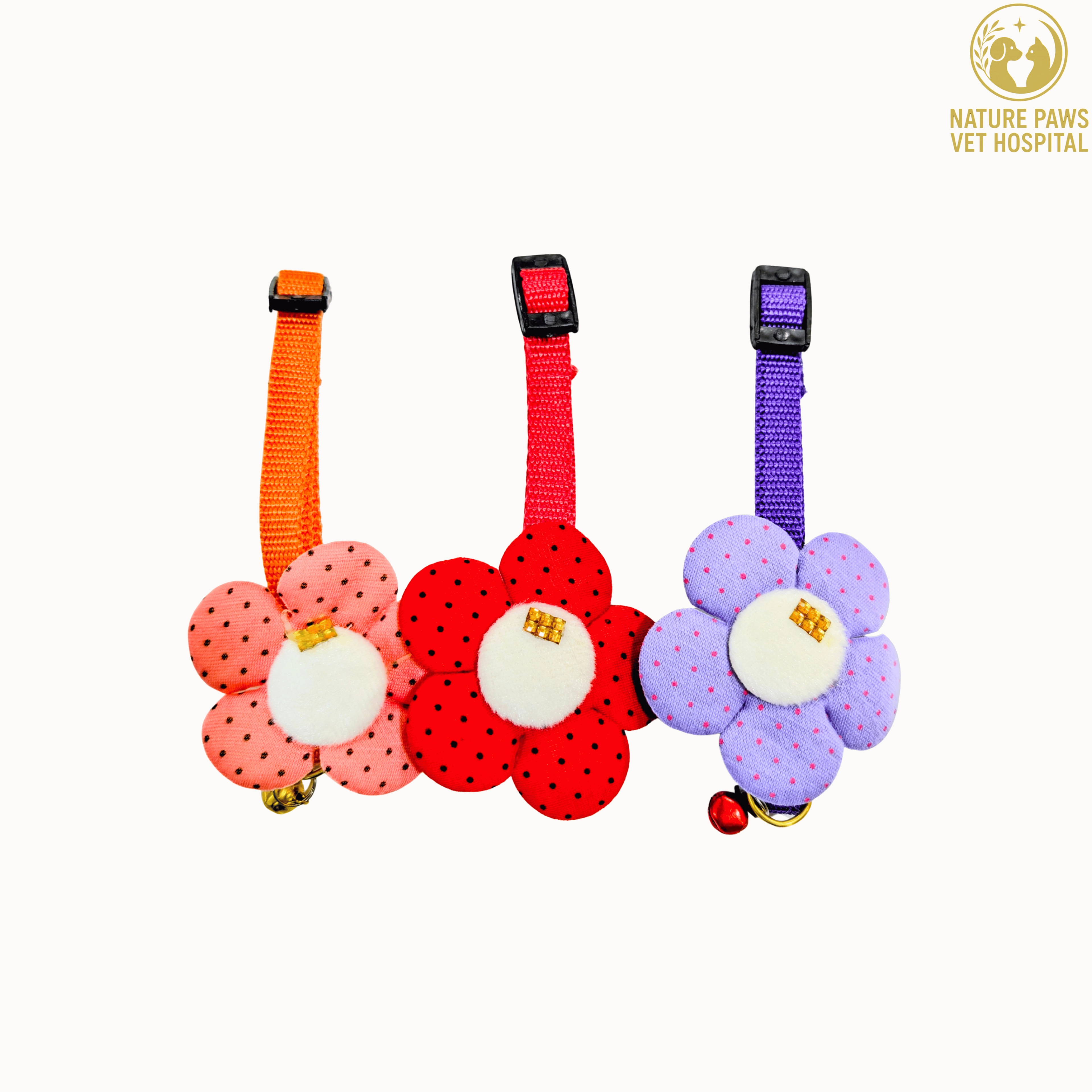Cat Flower Collar (Assorted Colours) - Image 1