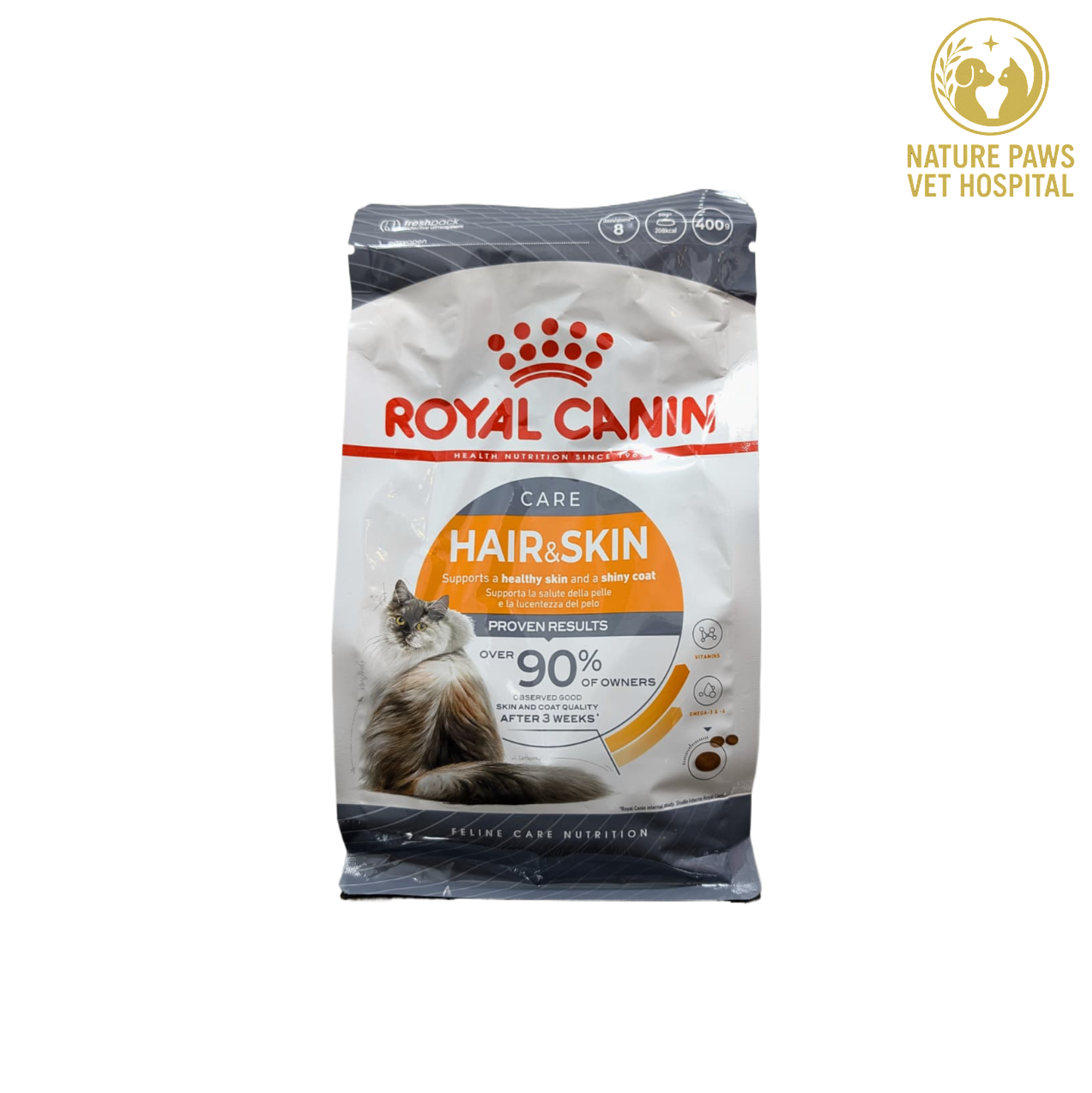 Royal Canin Skin & Hair Cat Food - 400g Pack - Image 1