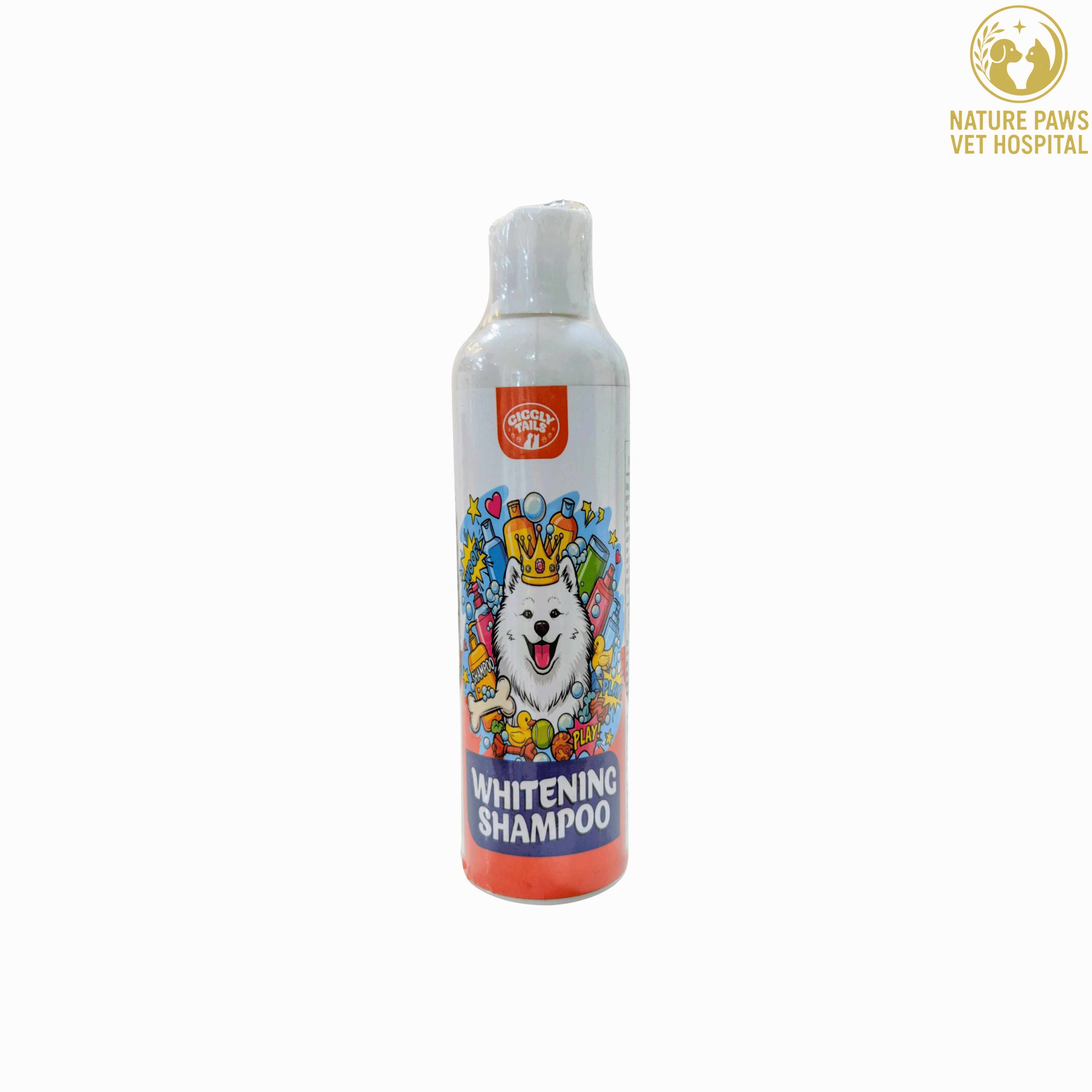 Giggly Tails Dog Whitening Shampoo - 300ml - Image 1